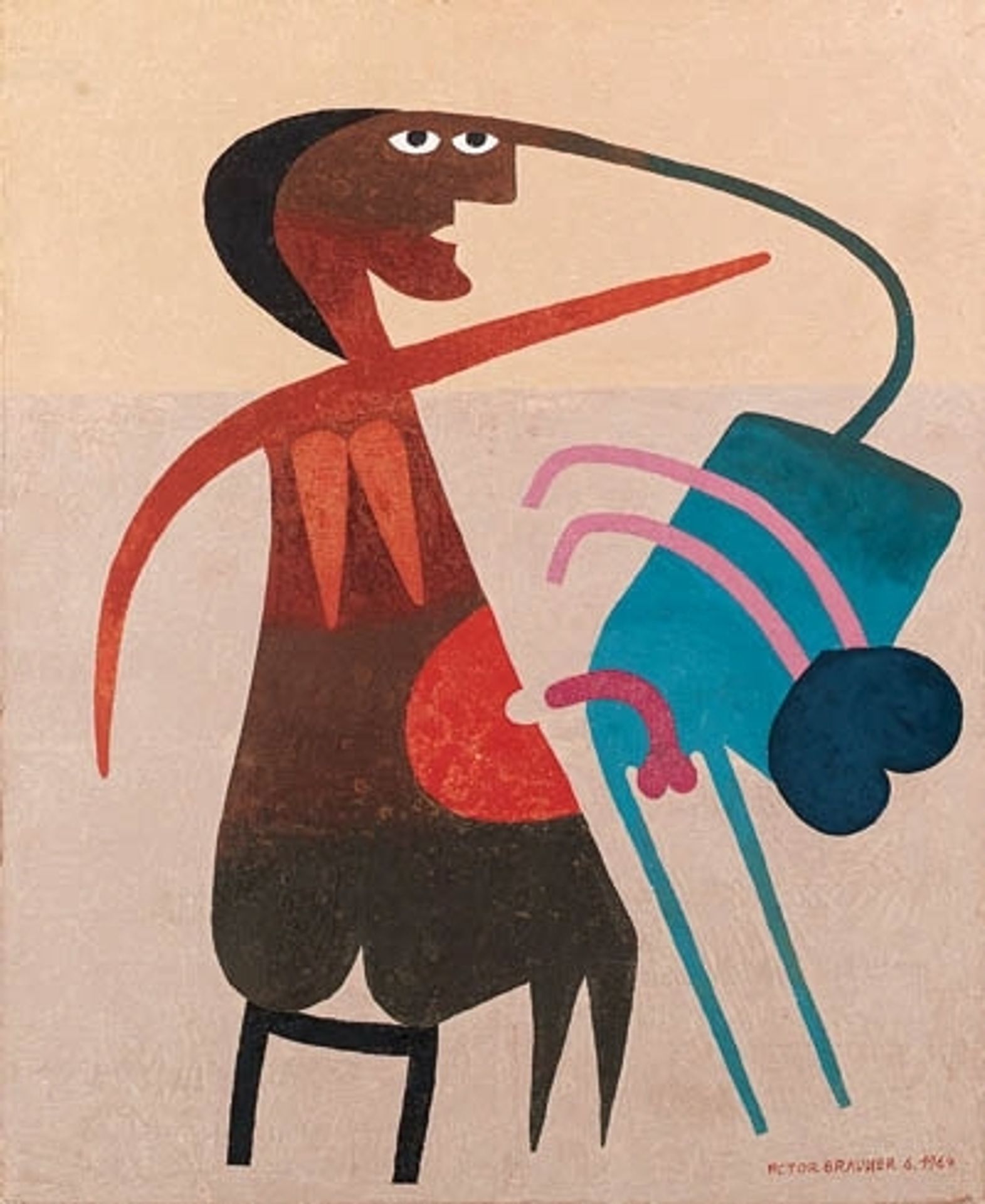 La machine à privilèges by Victor Brauner