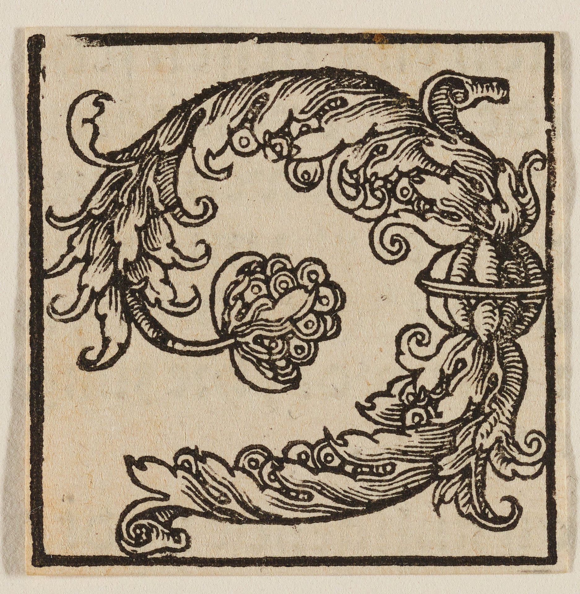 Ornamental Initial Q by Georg Lemberger