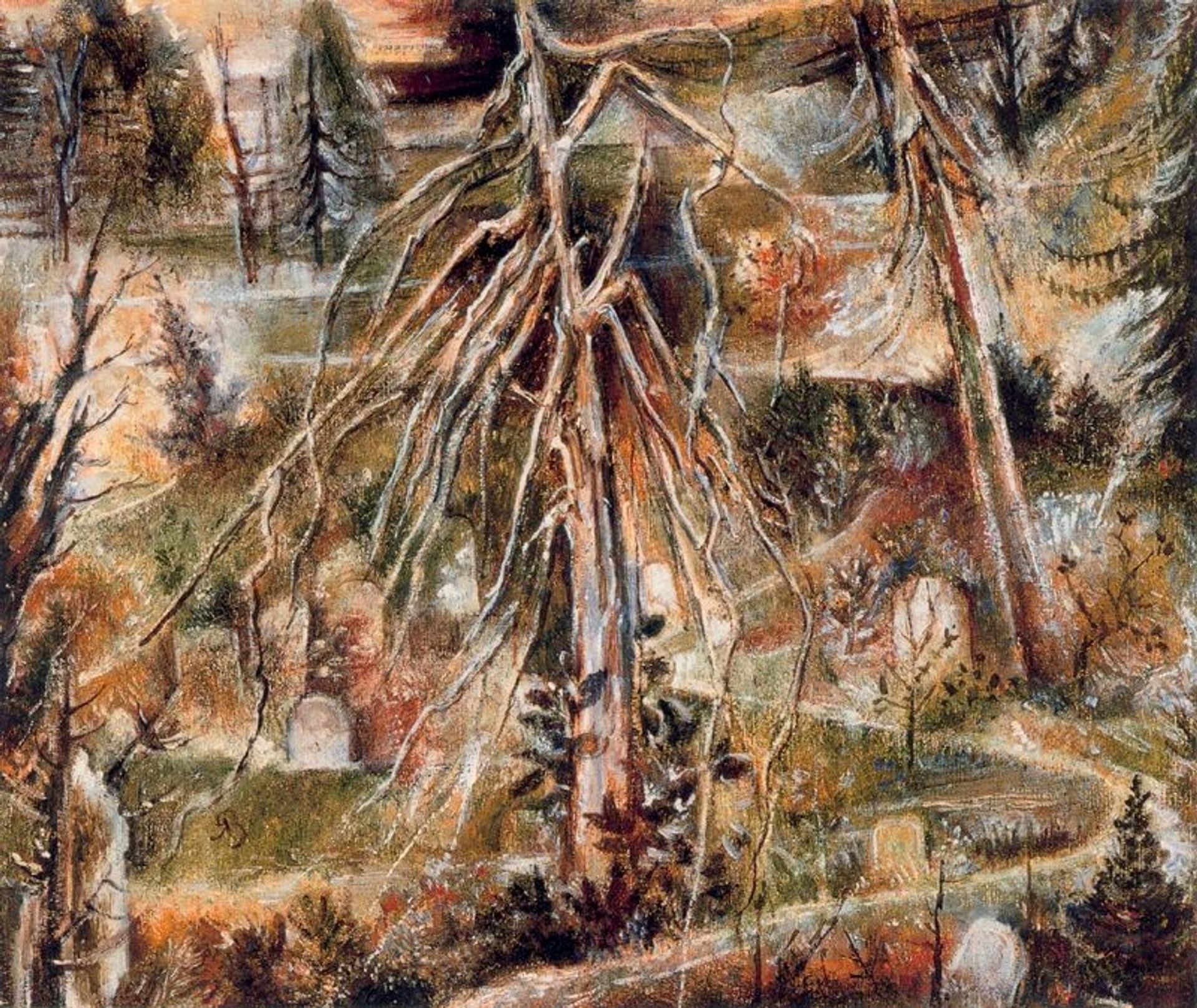 Old Graverayd by Albert Bloch