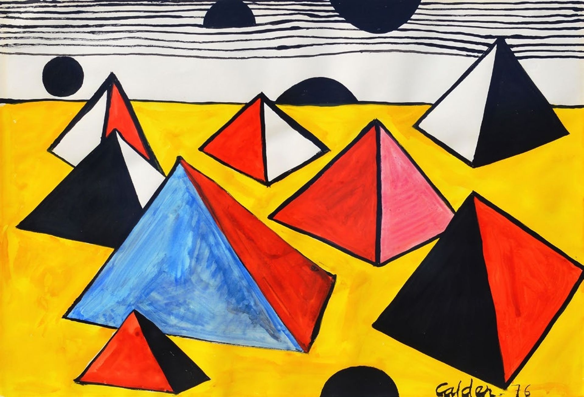 Pyramids by Alexander Calder