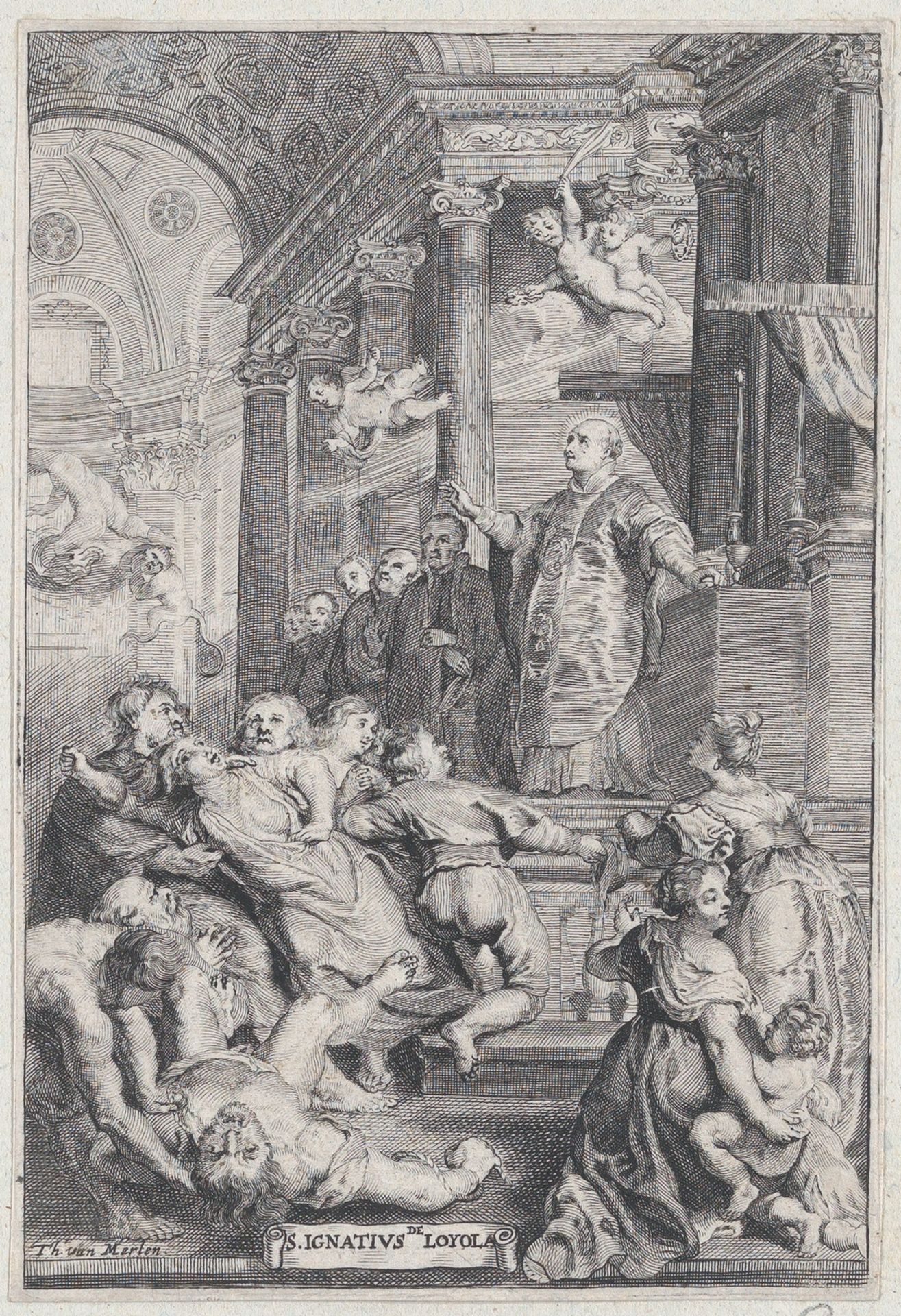 The Miracles of Saint Ignatius of Loyola by Theodor van Merlen II