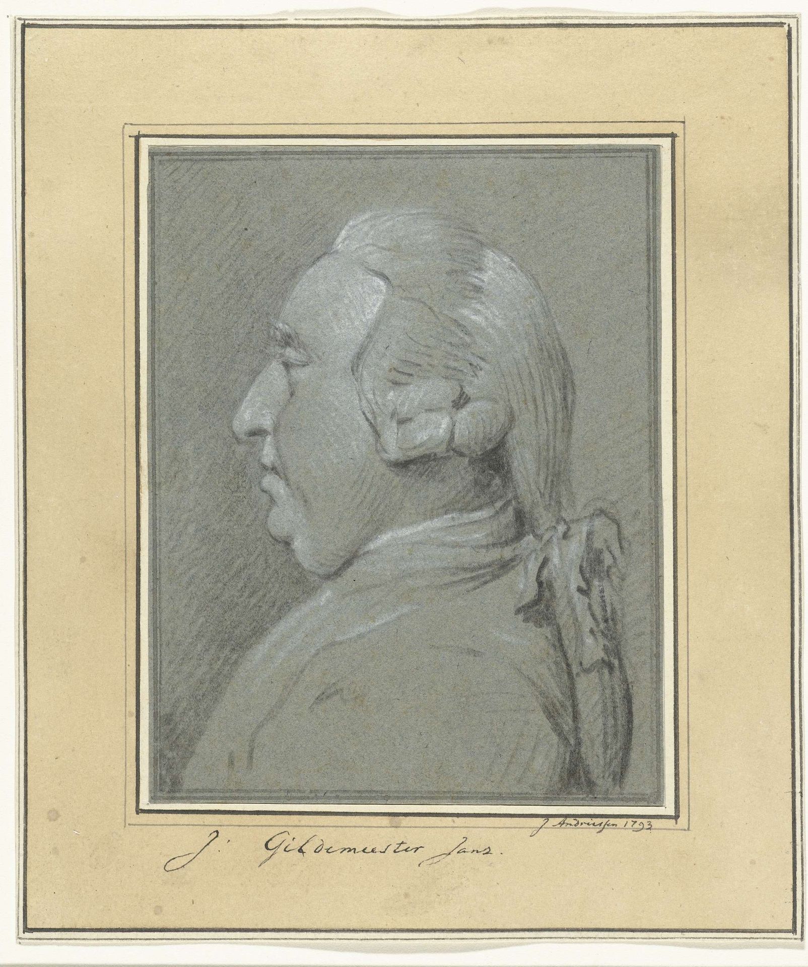 Portret van Jan Gildemeester by Jurriaan Andriessen