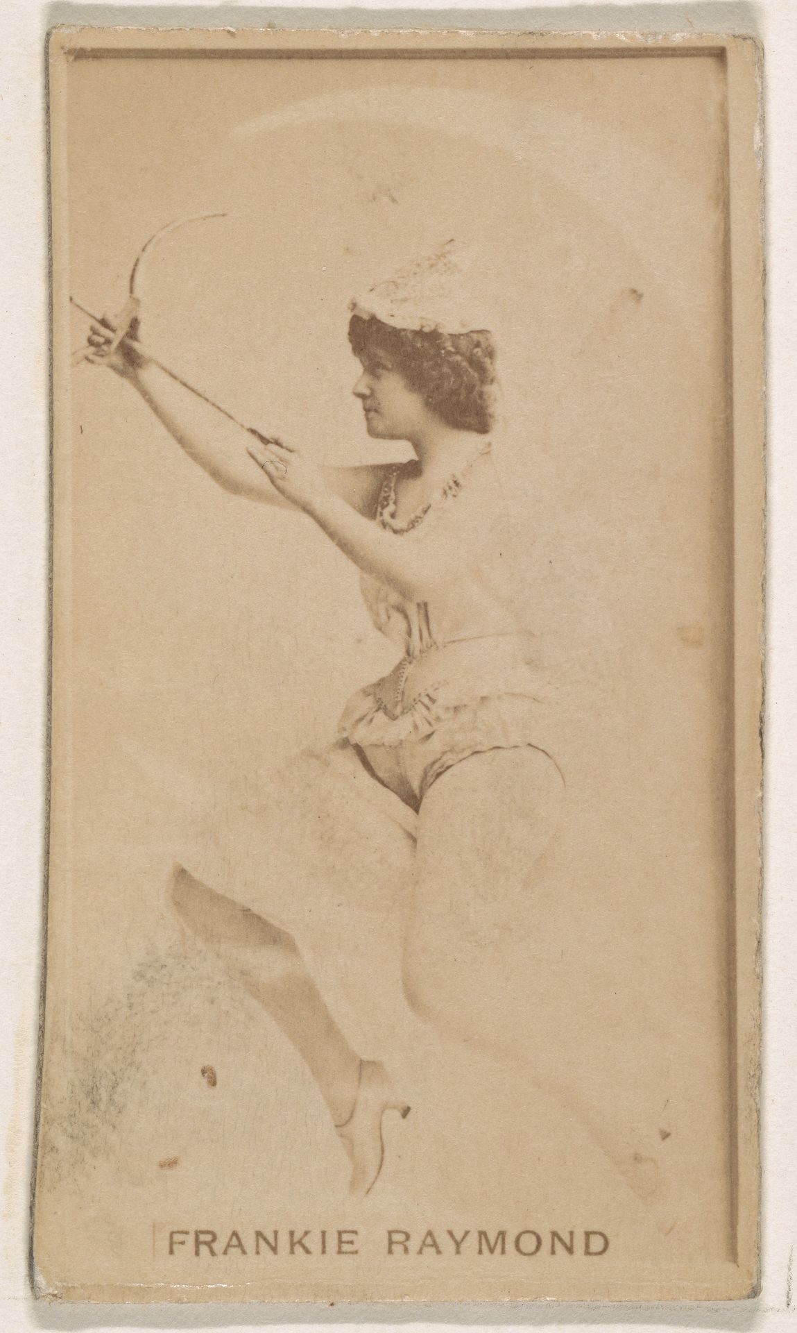 Frankie Raymond, from the Actresses series (N245) issued by Kinney Brothers to promote Sweet Caporal Cigarettes by Kinney Brothers Tobacco Company