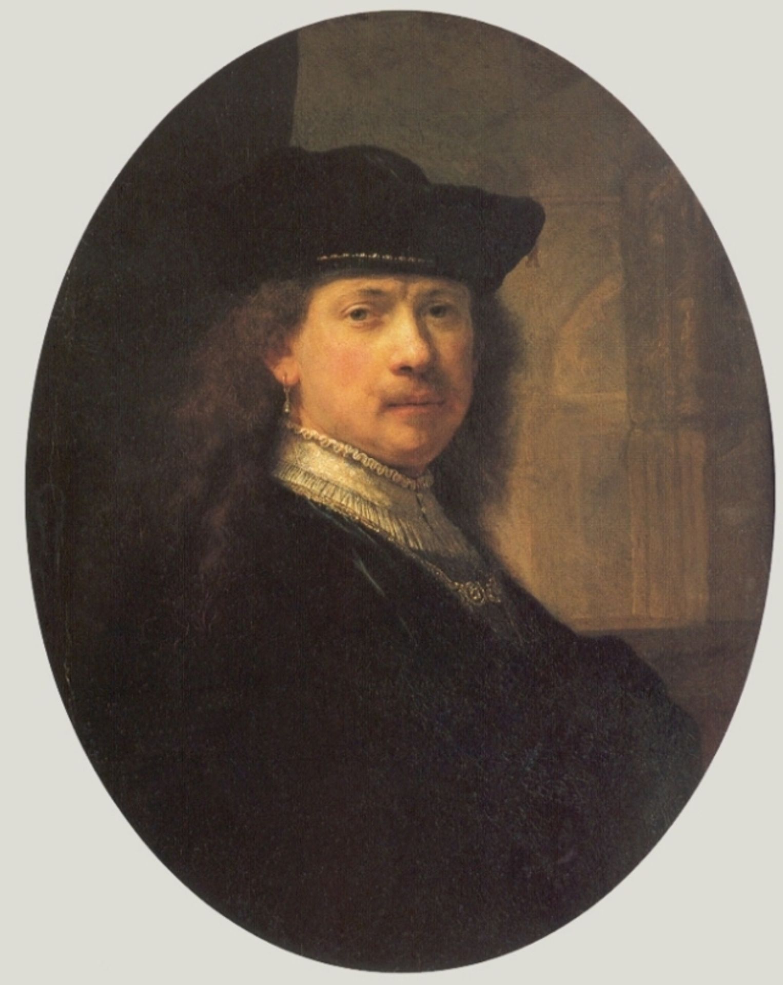 Self-portrait by Rembrandt van Rijn