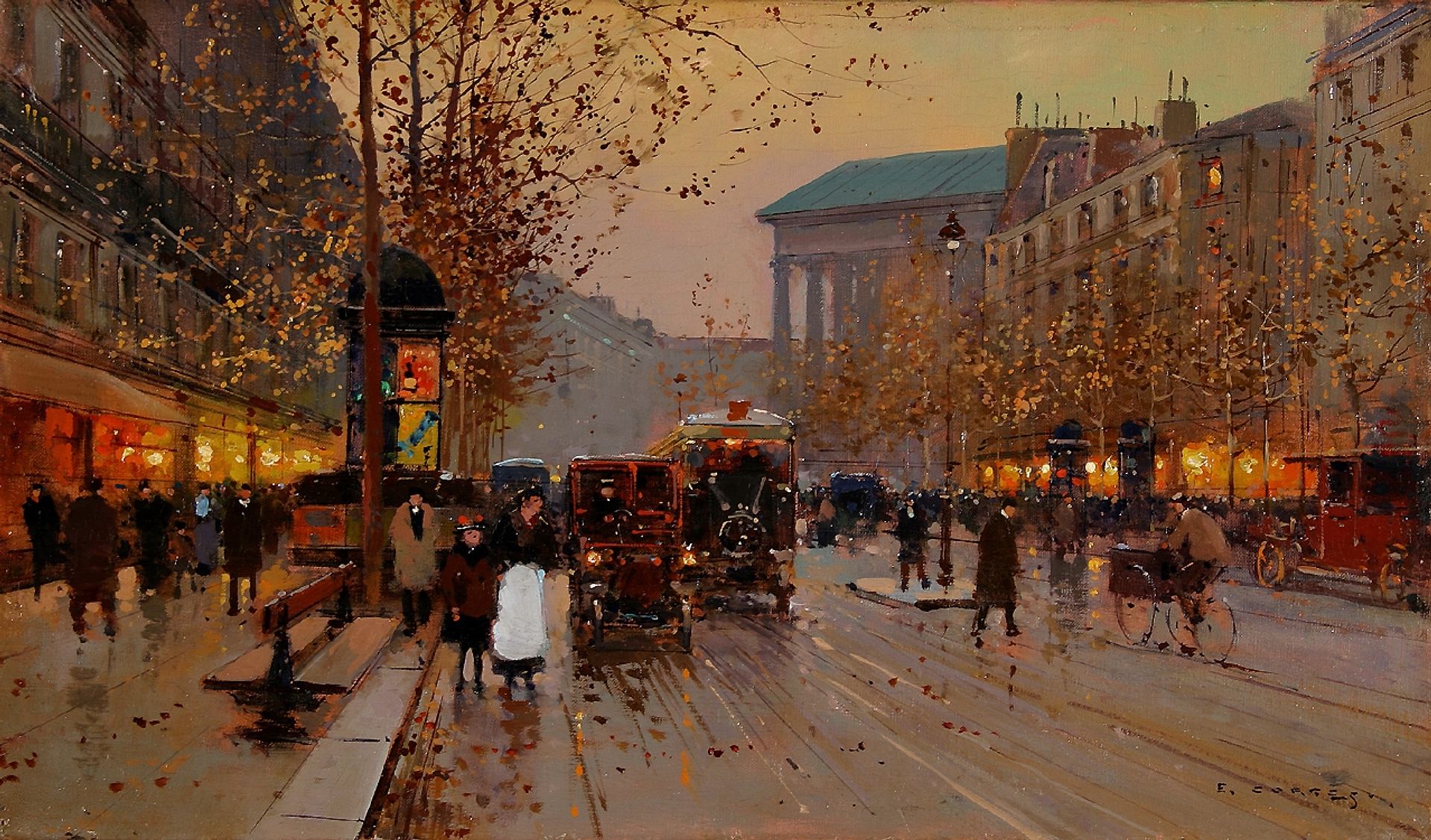 Boulevard de la Madeleine by Edouard Cortes