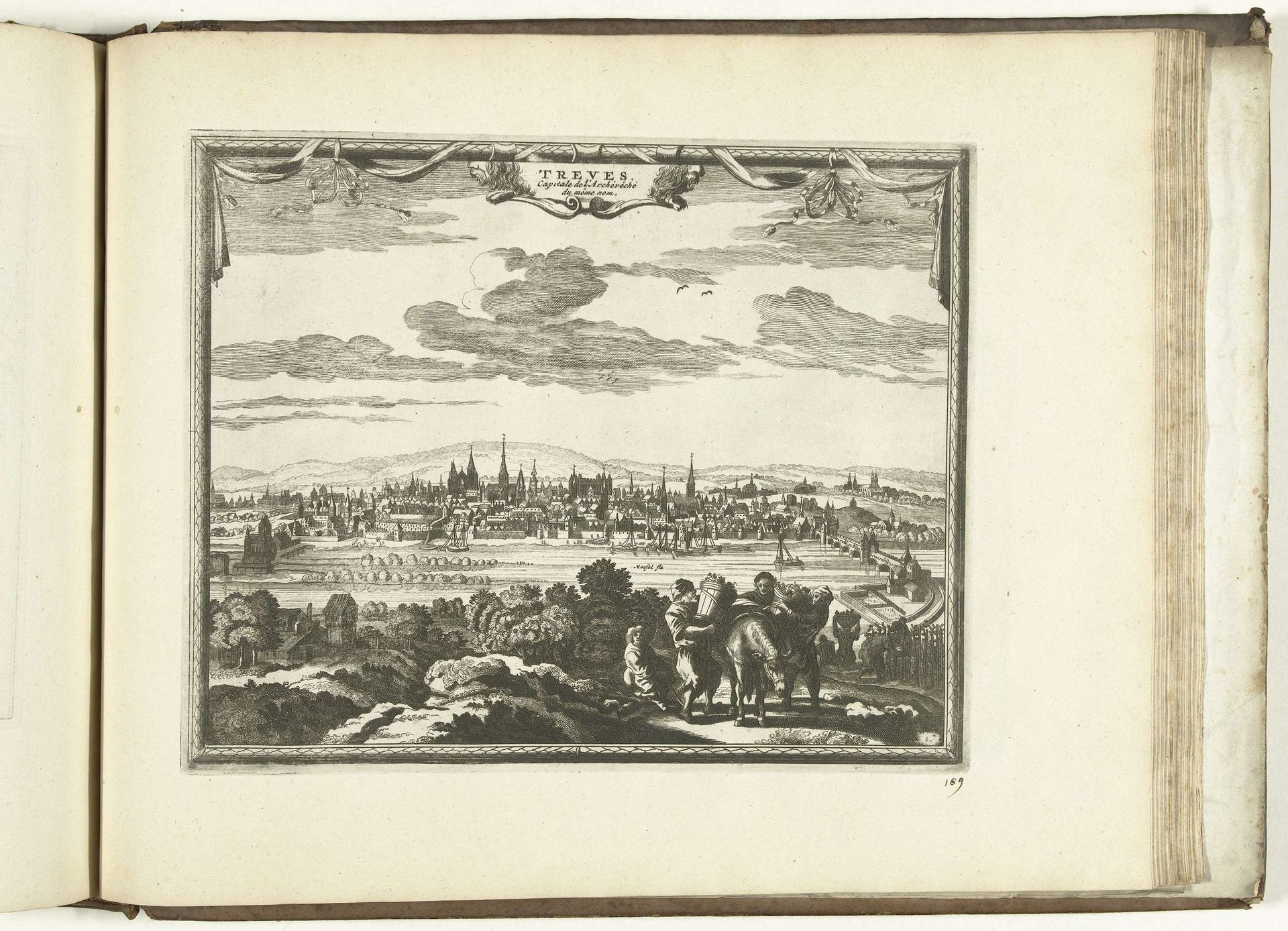 Gezicht op Trier, 1726 by Anonymous