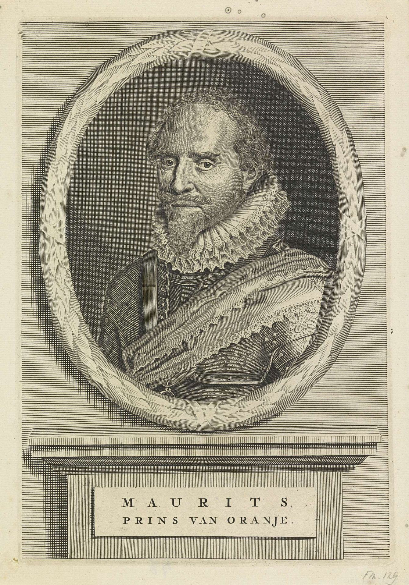 Portret van Maurits, prins van Oranje by Anonymous