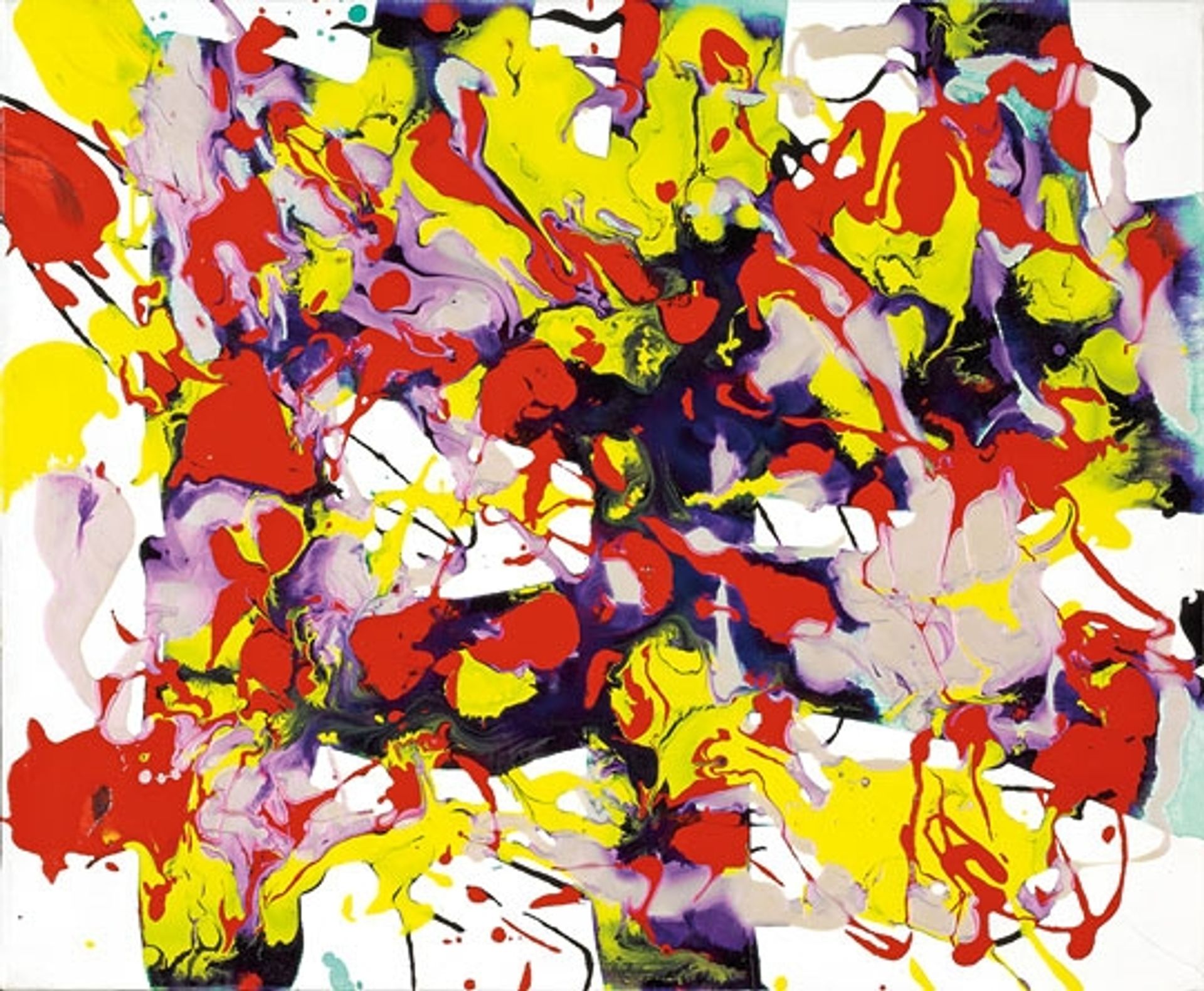 Untitled (SFP94-69, SFF.1743) by Sam Francis