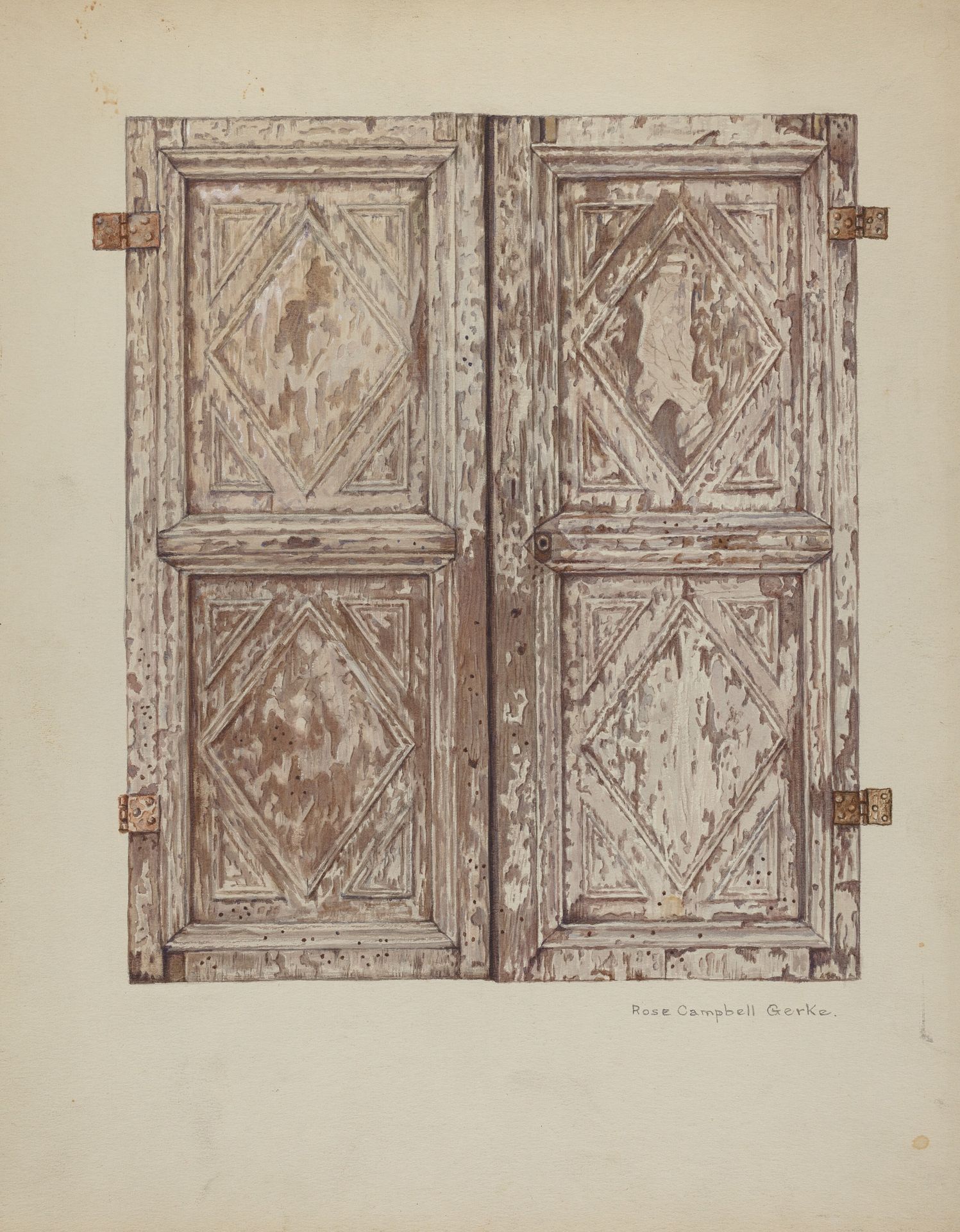 Wooden Cabinet Doors by Rose Campbell-Gerke