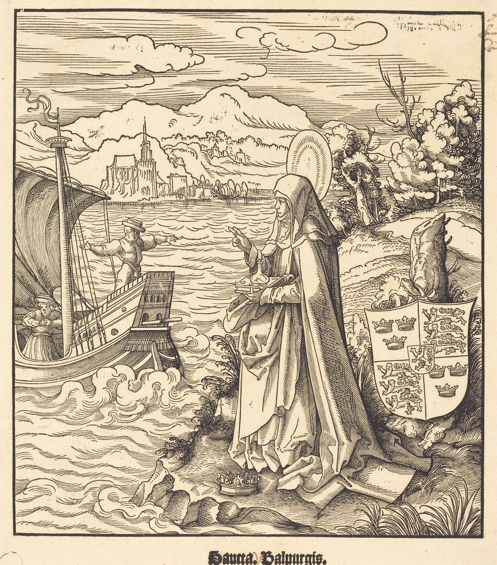Saint Walpurgis by Leonhard Beck