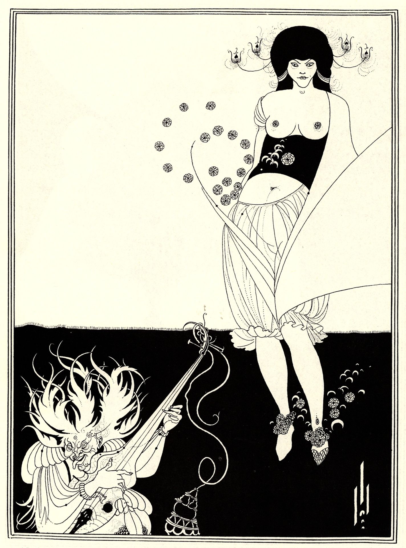 The Stomach Dance by Aubrey Vincent Beardsley