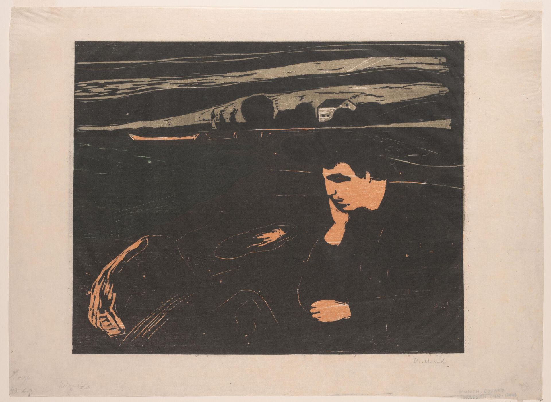 Melancholy III by Edvard Munch