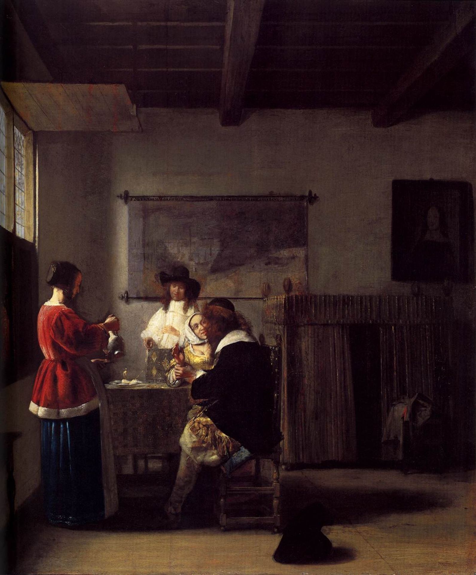 The Visit by Pieter de Hooch