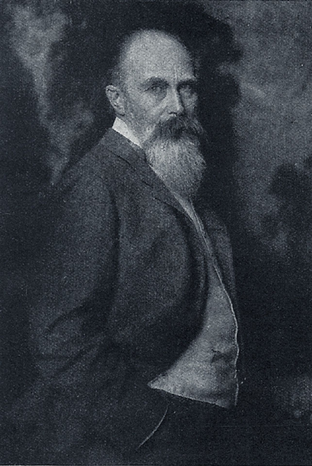 Eugen Bracht Auf Einer Fotografie Von Nicola Perscheid; Bearbeitung (schriftzugentfernung) Durch Die Wikipedia Fotowerkstatt by Nicola Perscheid