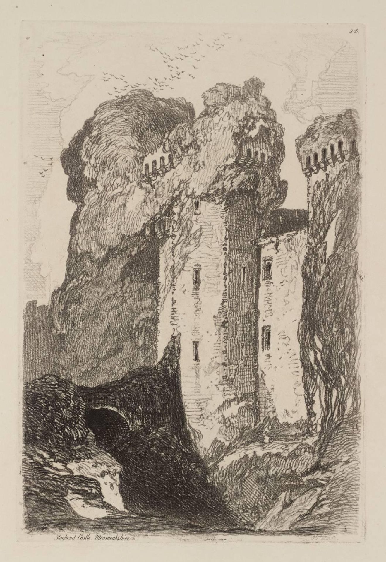 Ragland Castle, Monmouthshire by John Sell Cotman