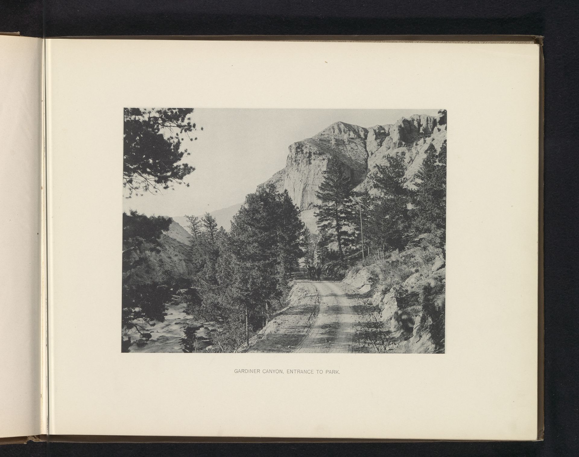 Gardiner Canyon, entrance to park by Frank Jay Haynes