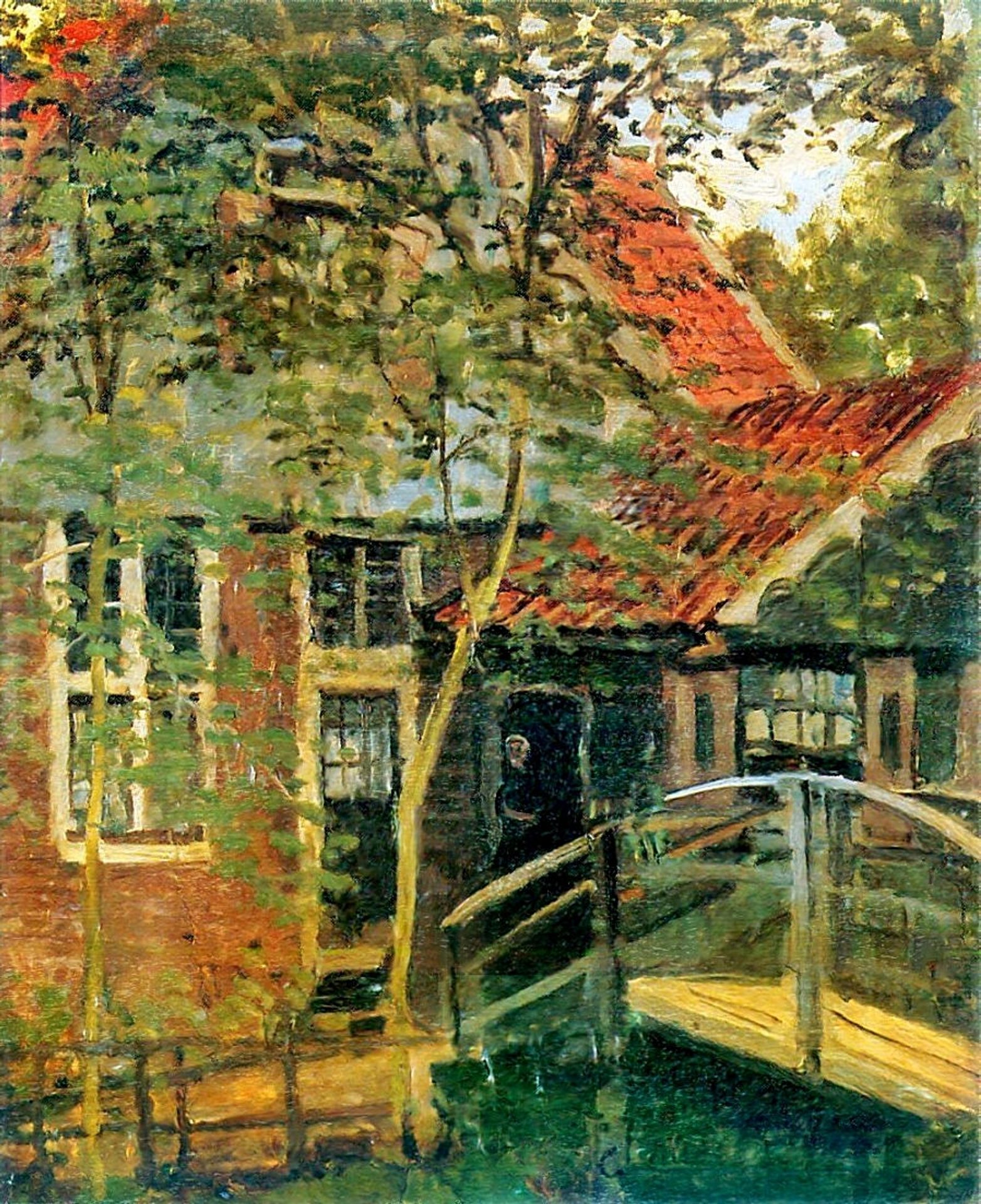Zaandam, Little Bridge by Claude Monet