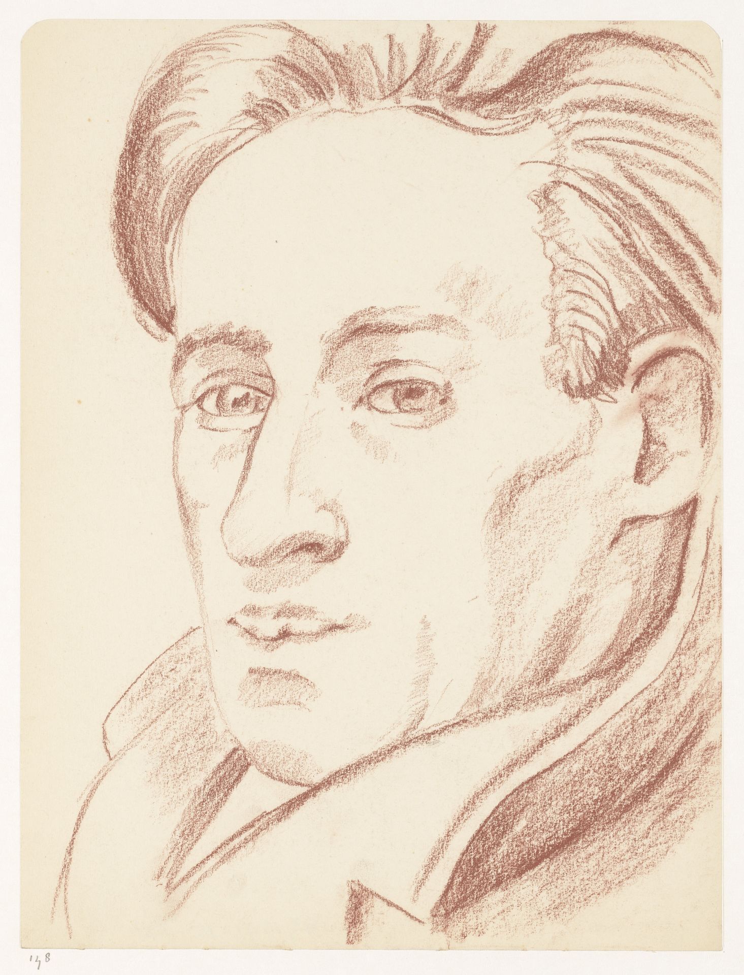 Zelfportret by Cor van Teeseling