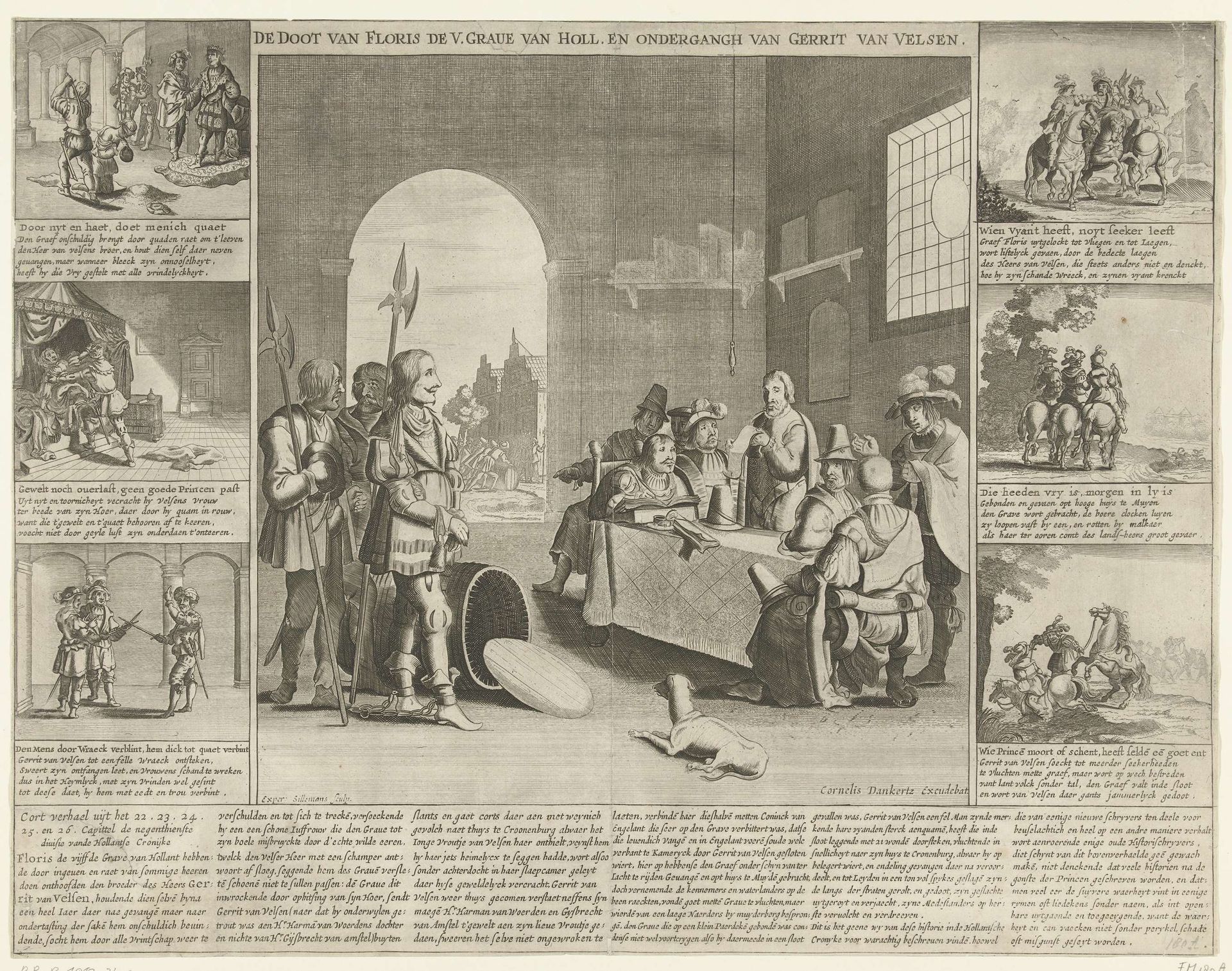 Veroordeling van Gerard van Velzen, 1296 by Experiens Sillemans