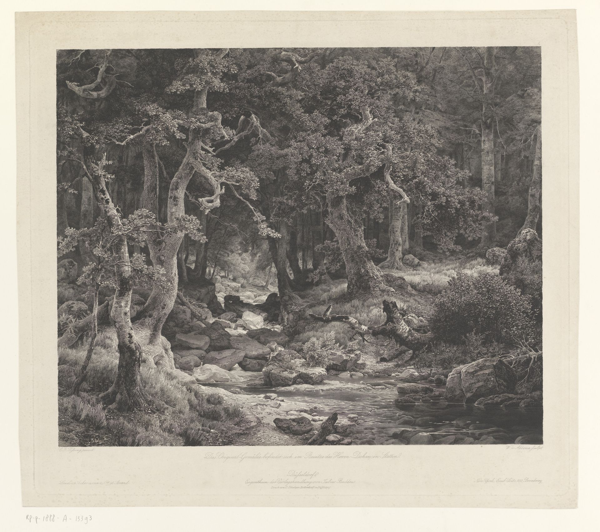 Bosgezicht by Wilhelm von Abbema