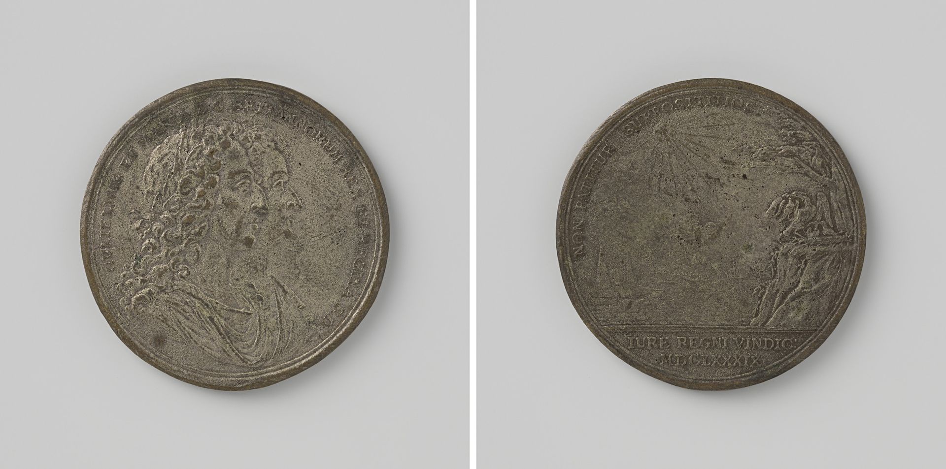 Kroning van Willem III en Maria II Stuart by Jan (I) Smeltzing