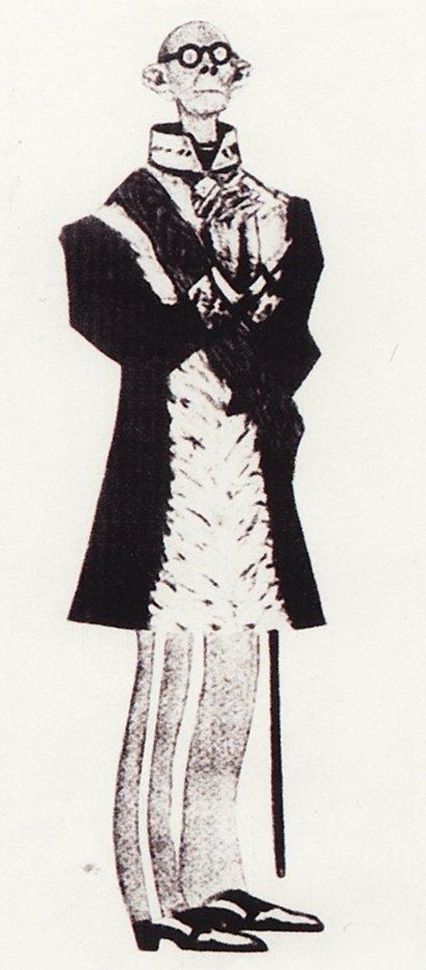 Chief Procurator of the Synod K. Pobedonostsev by Boris Kustodiev