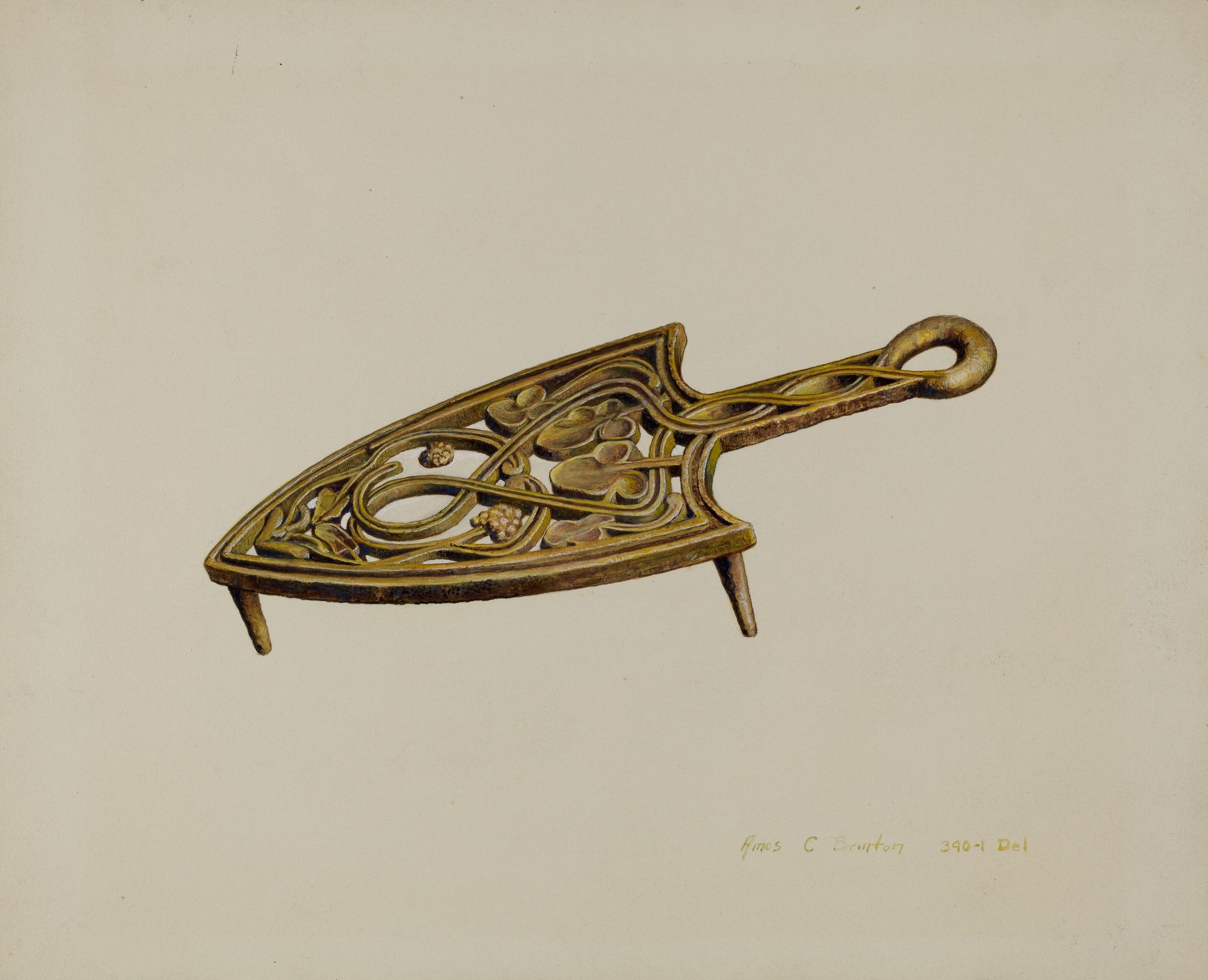Flat Iron Stand by Amos C. Brinton