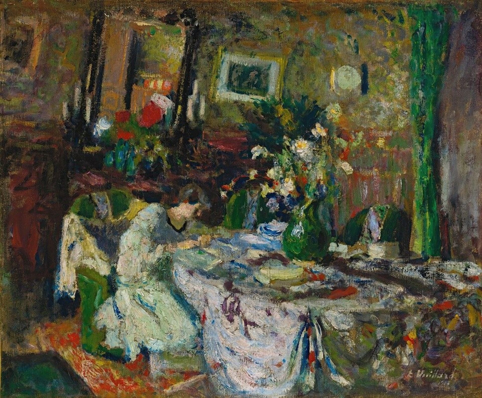 Marcelle Aron Dans La Salle À Manger Au Château-Rouge by Édouard Vuillard