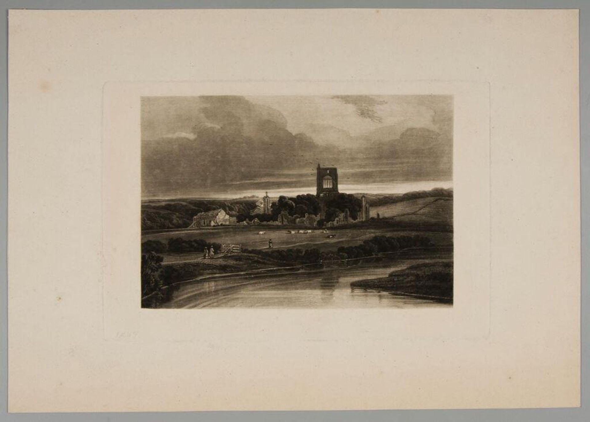 Kirkenstall Abbey on the River Stour by William Sayre