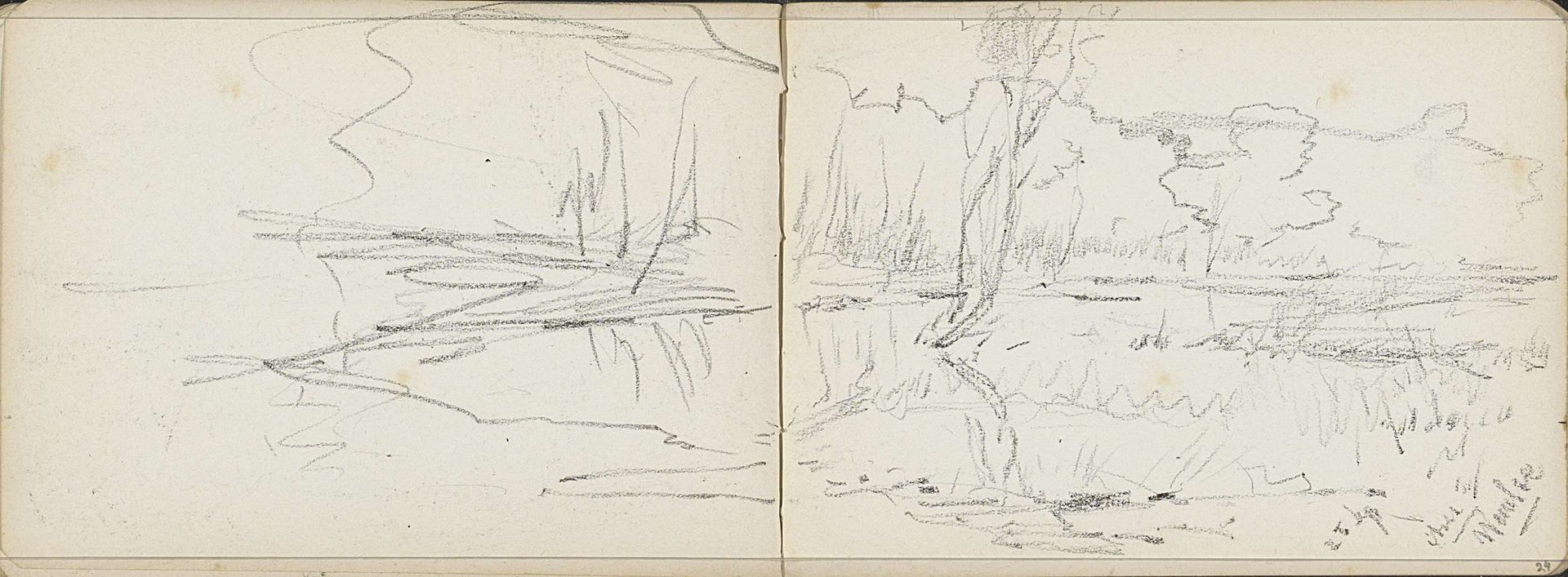 Landschap bij Waalre by Willem Cornelis Rip