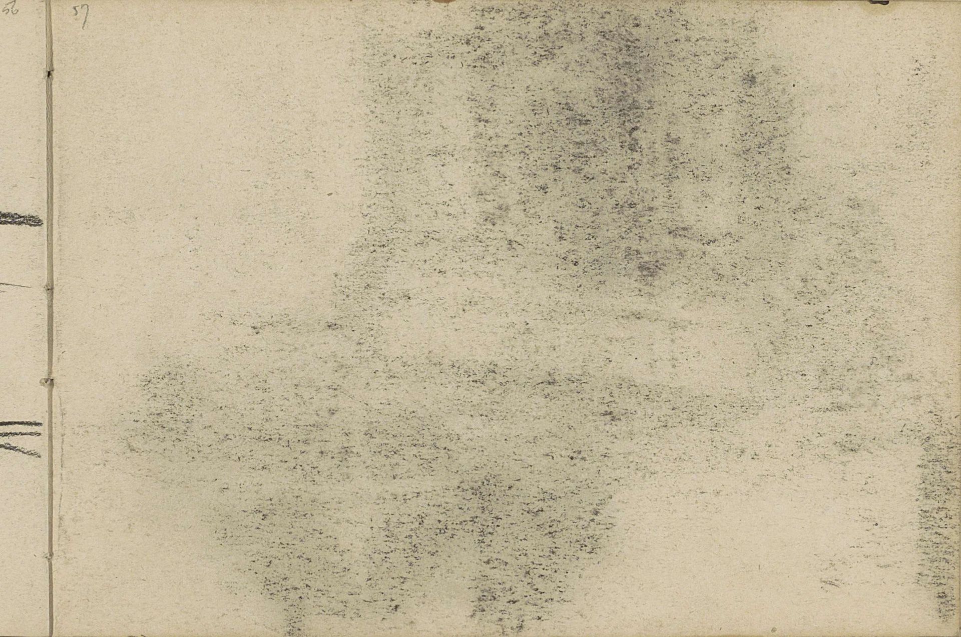 Abklatsch van de krijttekening op pagina 56 by Willem Witsen
