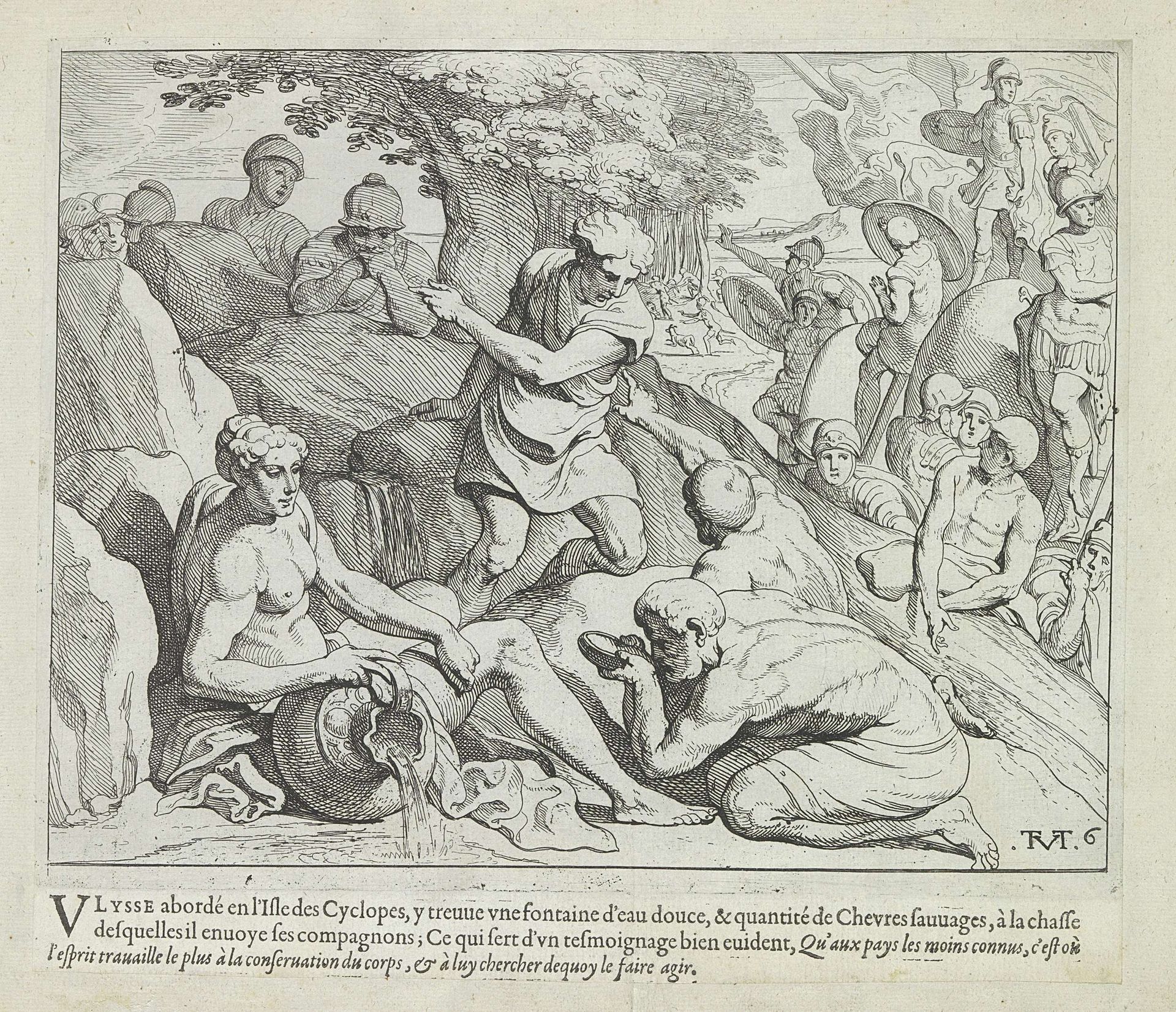 Odysseus in het land van de Cyclopen - Theodoor van Thulden | Artera ...