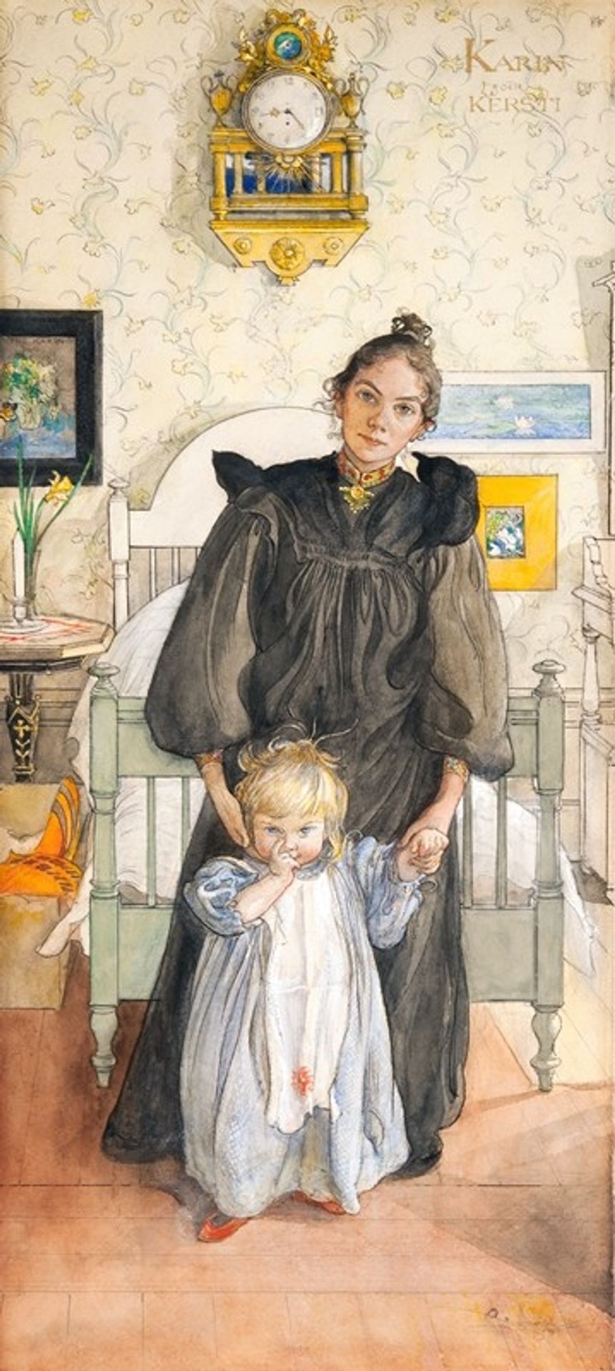 Karin and Kersti by Carl Larsson