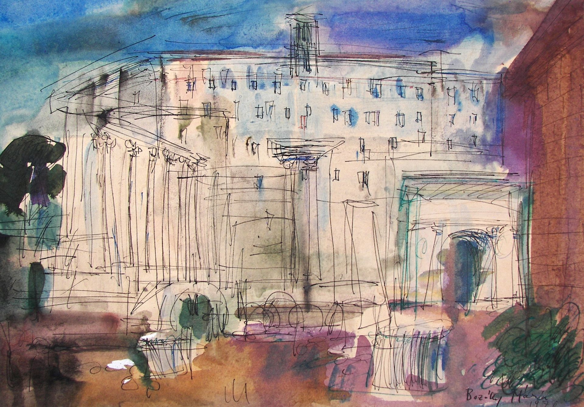 Antiquities in Rome by Maria Bozoky