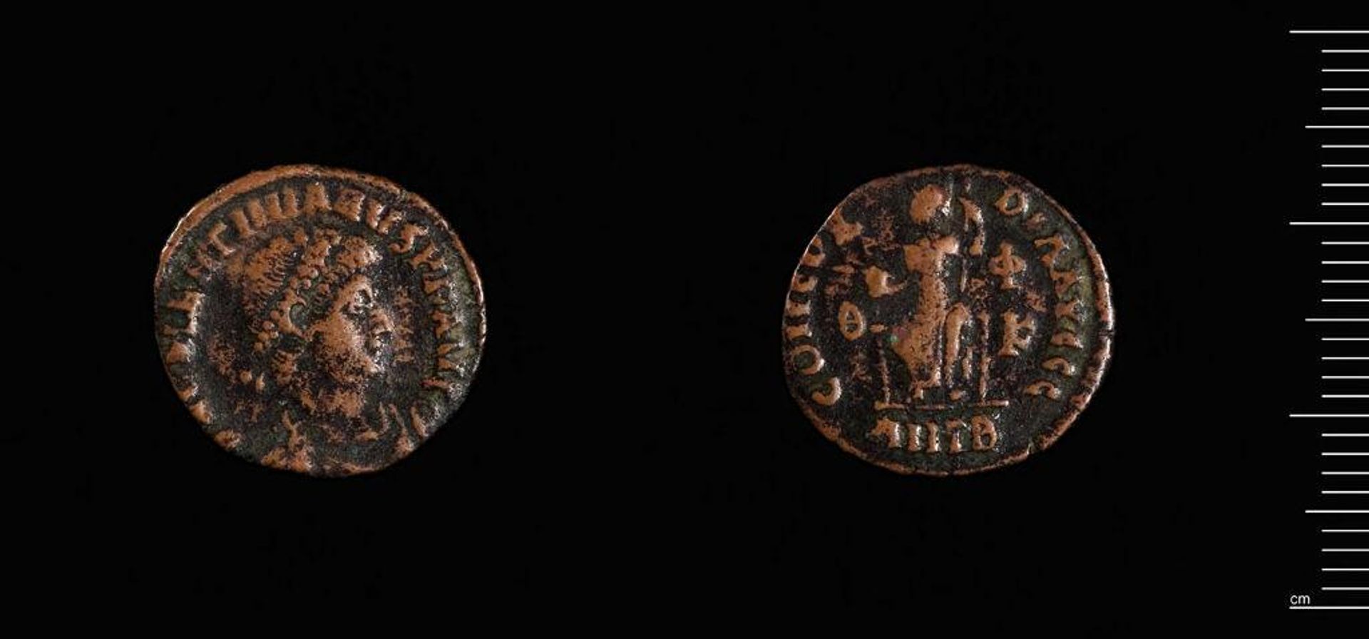 Bronze Coin of Valentinian II, Antioch by Valentinian II