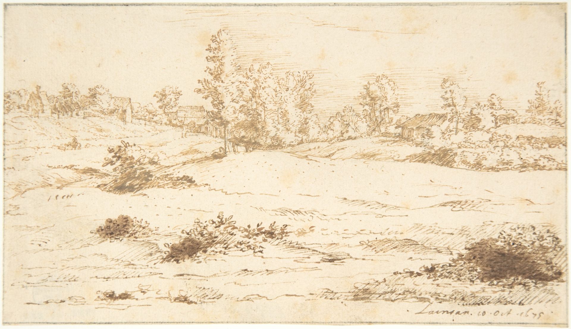 Landscape with the Village of Lincent by Constantijn Huygens the Younger