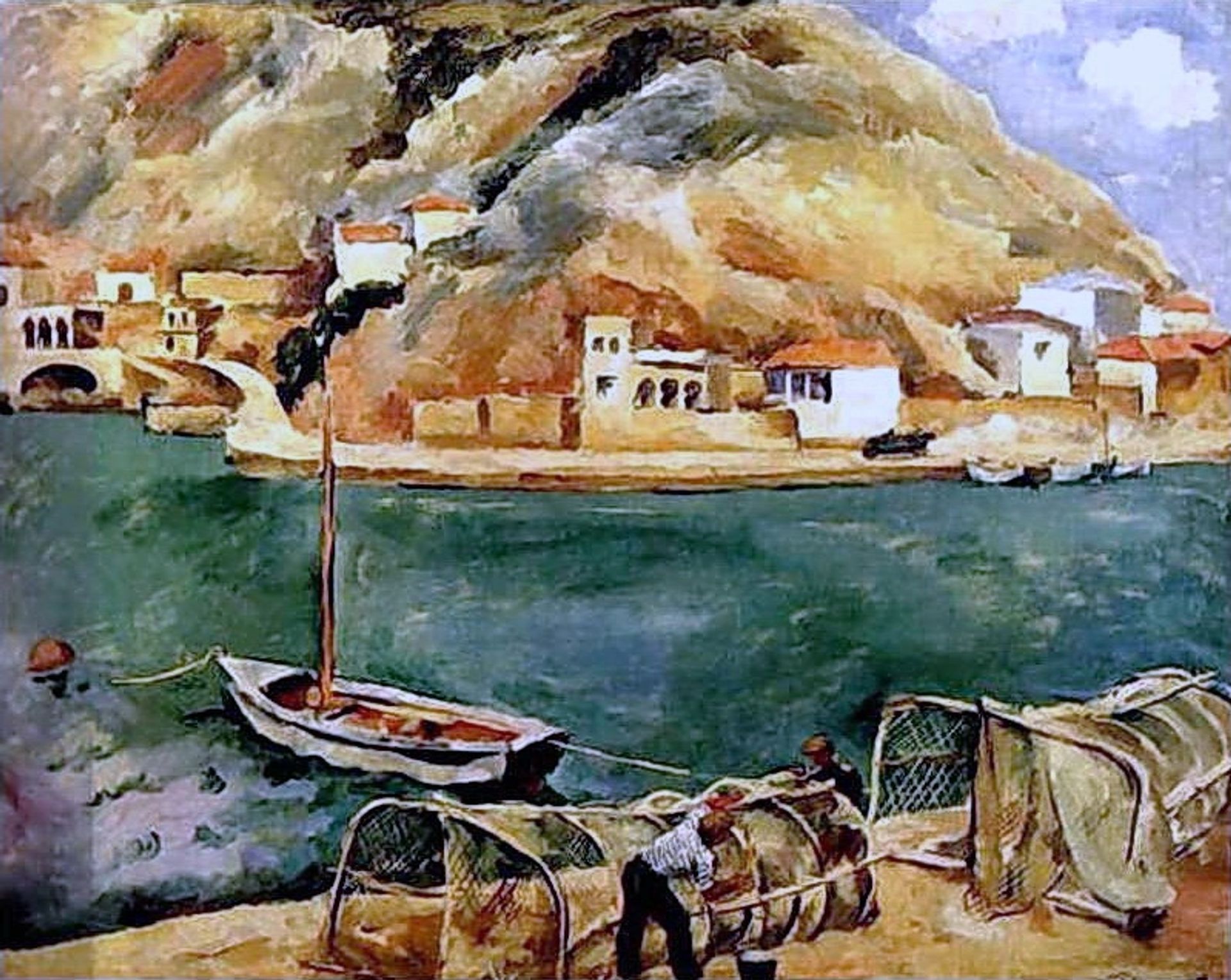 Balaklava. Fishing nets. by Pyotr Konchalovsky