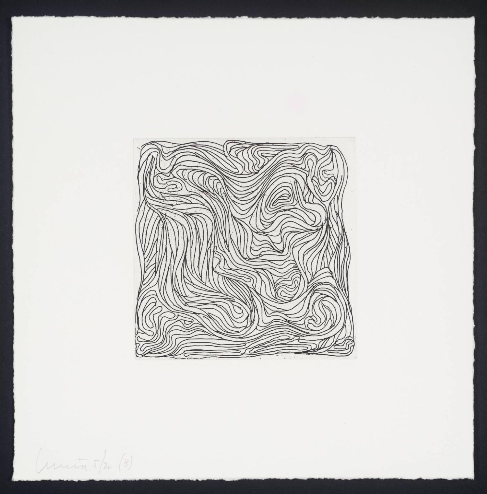 Small Etching/Black & White No.8 by Sol LeWitt