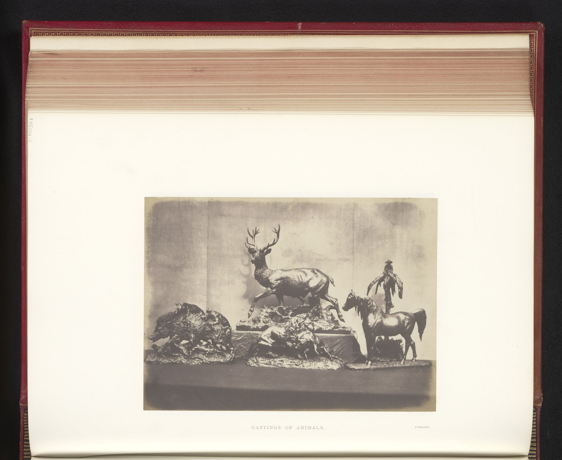 Gietijzeren sculpturen van dieren van Aubanel tentoongesteld op de Great Exhibition of the Works of Industry of All Nations van 1851 in Londen by C.M. Ferrier & F. von Martens