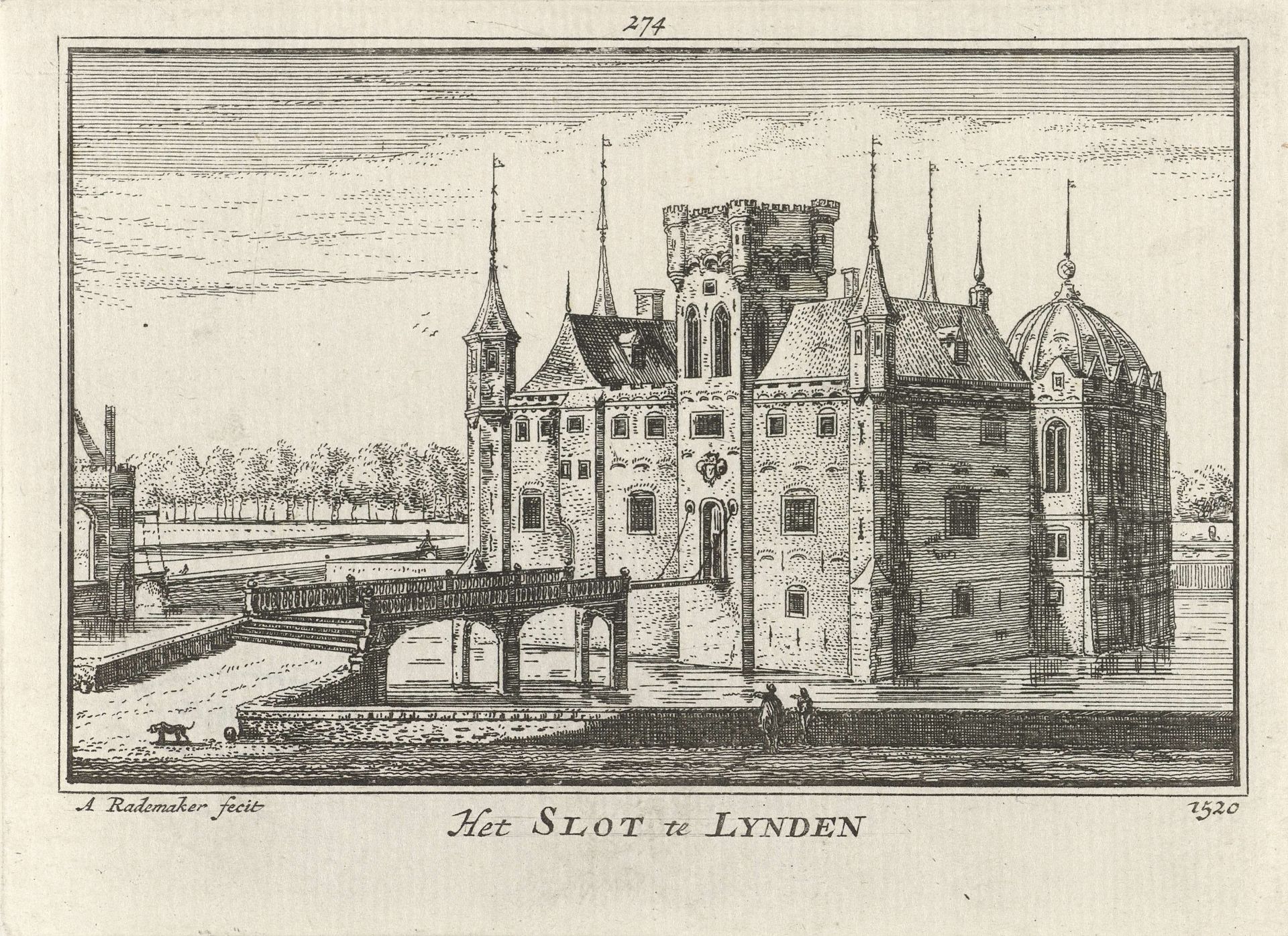 Huis ter Lede by Abraham Rademaker