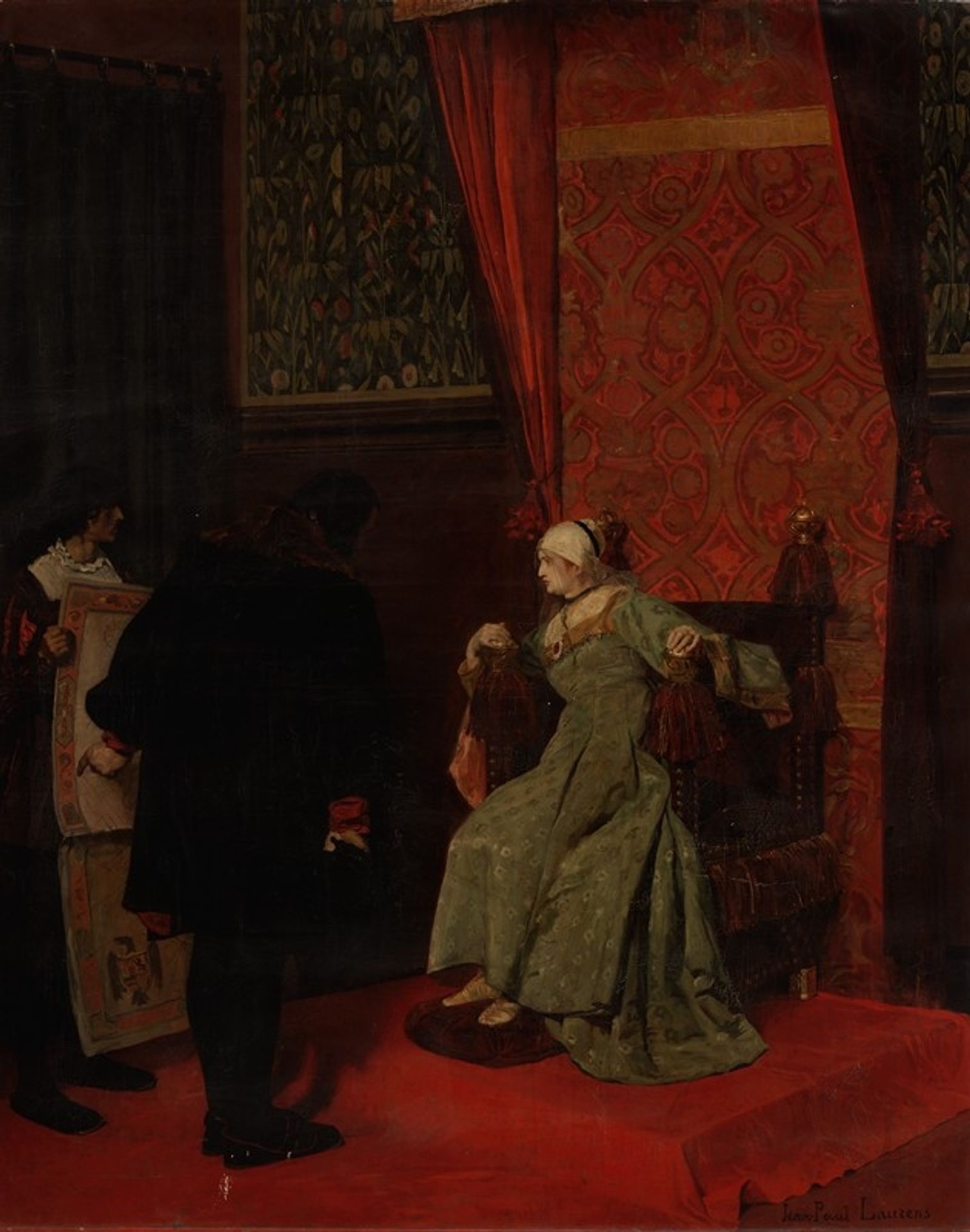 Columbus before Isabella by Jean-Paul Laurens