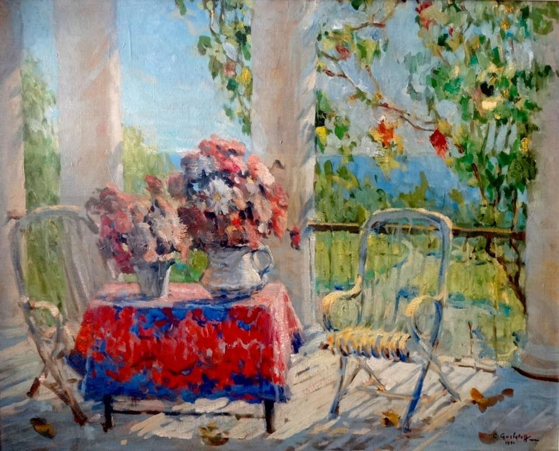 On the Terrace by Konstantin Gorbatov