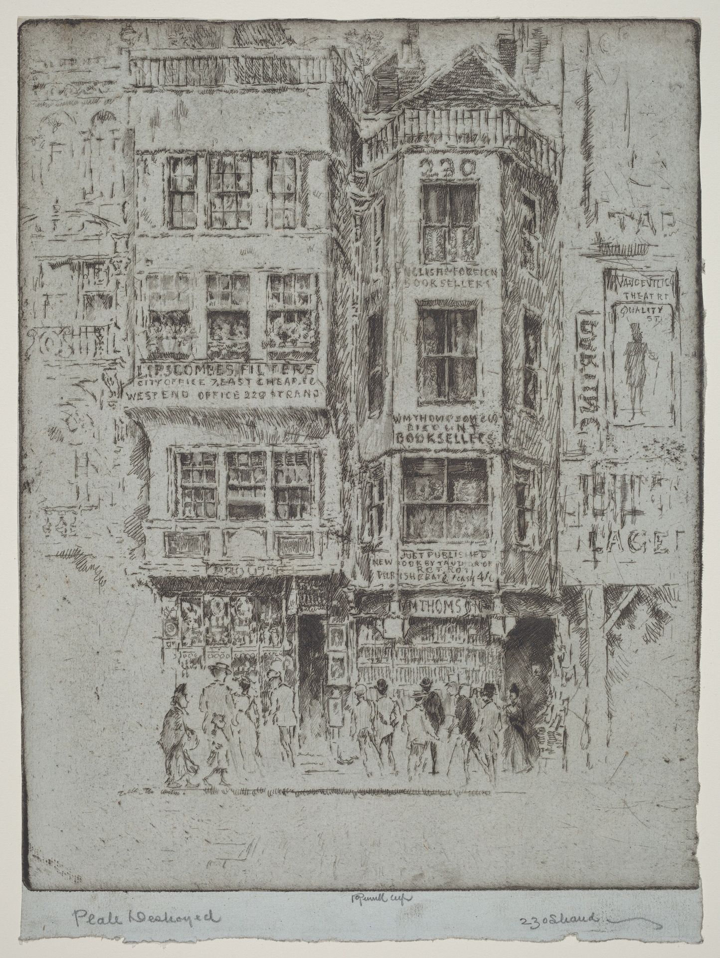 No. 230 Strand by Joseph Pennell