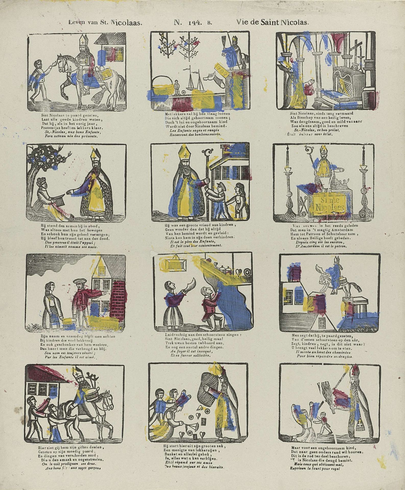 Leven van St. Nicolaas / Vie de Saint Nicolas by Philippus Jacobus Brepols