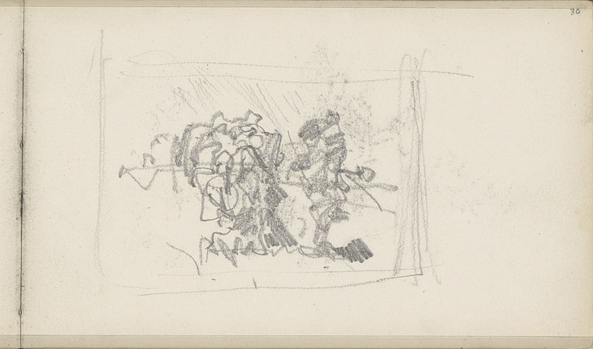 Compositiestudie by George Hendrik Breitner
