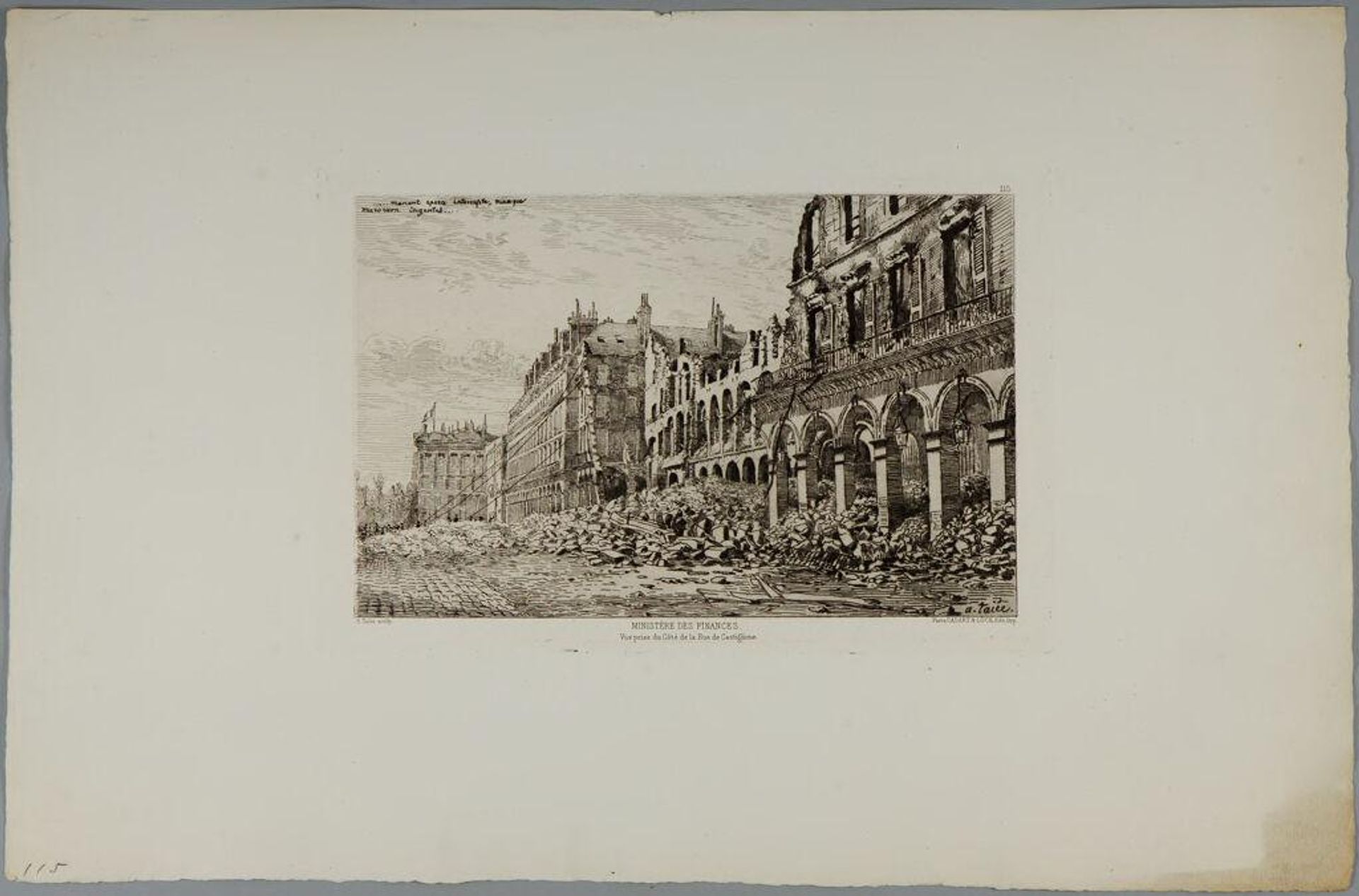 Minister of Finance, Taken Next to Castiglione Street by Alfred TaiÃ©e