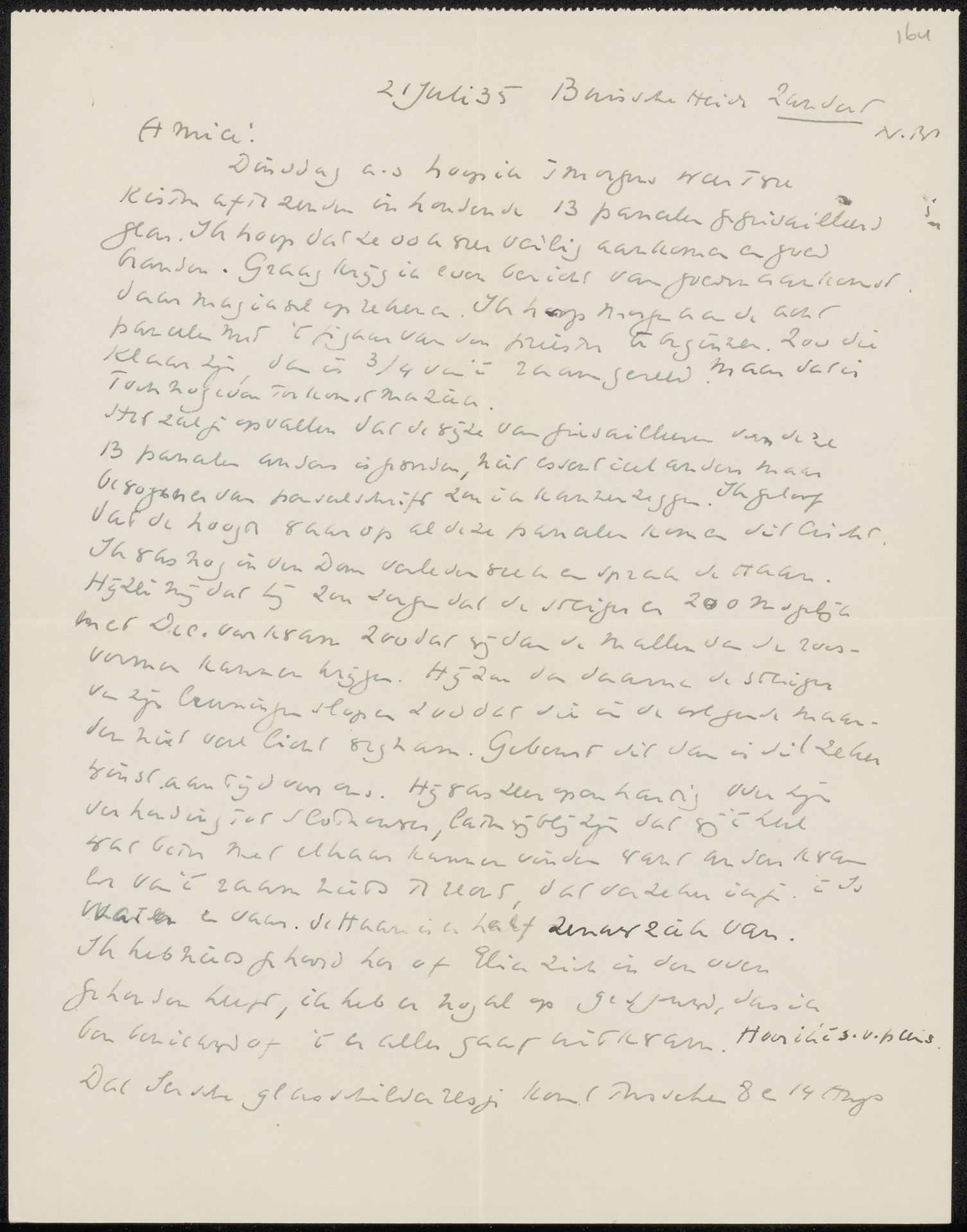 Brief aan Willem Bogtman by Richard Nicolaüs Roland Holst