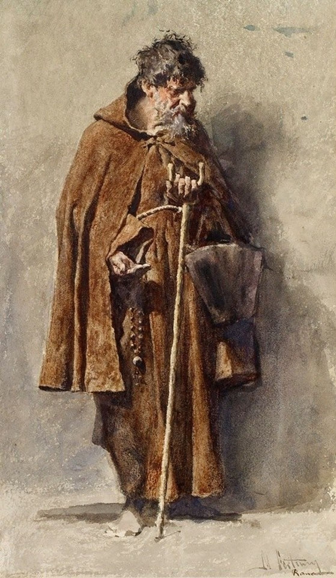 The Mendicant by Mariano Fortuny Marsal