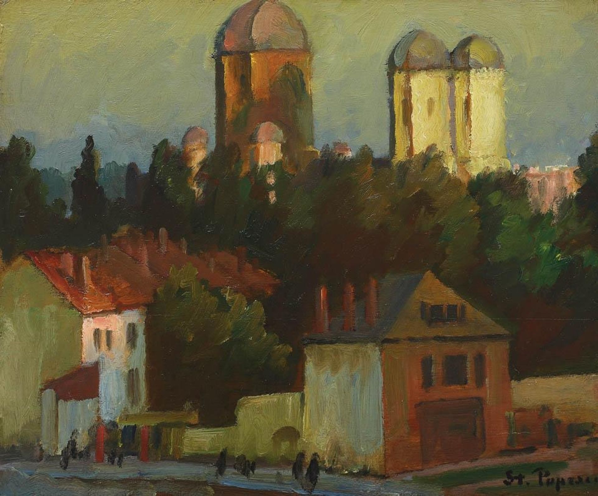 Landscape from Câmpulung by Stefan Popescu