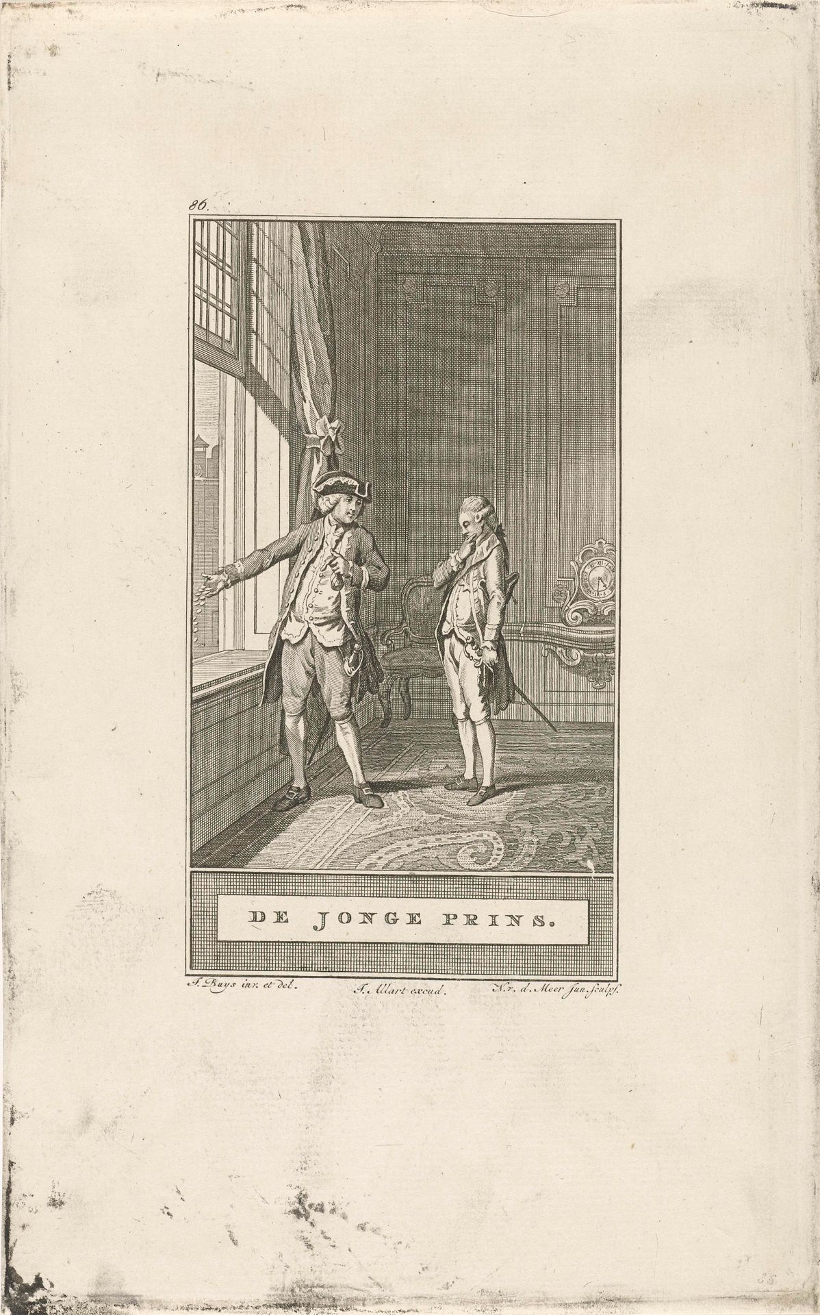 Jonge prins en zijn oom by Noach van der (II) Meer
